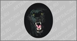 Арт Рейсинг 9-155 Портрет на запасное колесо Черная пантера - фото 155053