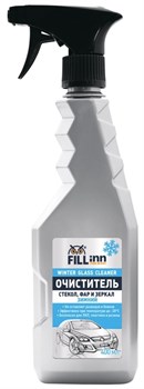 Fillinn Fl049 Очиститель стекол, фар и зеркал зимний  400мл  триггер - фото 329492