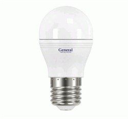 General Lighting G45f Лампа светодиодная  E27, 7W, 4500K, 550Lm   639800 - фото 396477