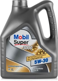 Mobil Super 3000 Xe 5W30 Масло моторное синтетическое  4л   153018 - фото 414467