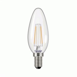 General Lighting Cs Лампа светодиодная  E14, 8W, 2700K, 645Lm   649971 - фото 419057