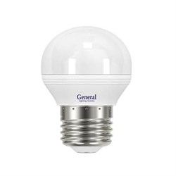 General Lighting G45f Лампа светодиодная  E27, 8W, 4500K, 660Lm   640100 42614 - фото 431921