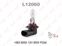 Lynx L12060 Лампа галогеновая 60W HB3  9005 - фото 436475
