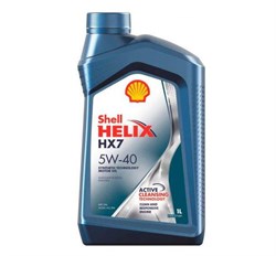 Shell Helix Hx7 5W40 Масло моторное полусинтетическое  1л   550040340 - фото 448078