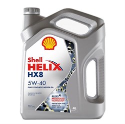 Shell Helix Hx8 5W40 Масло моторное синтетическое  4л   550040295 - фото 448865