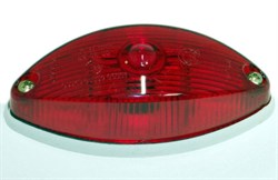 Фонарь габаритный красный лодочка 3302 Газель  без лампы   гф-2 - фото 449167