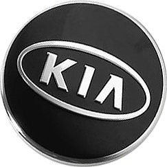 Эмблема на диски алюминиевая KIA  60 мм   1 шт - фото 449831