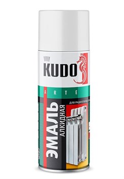 Kudo Ku-5101 Краска аэроз. для радиаторов отопления белая  520мл - фото 450263