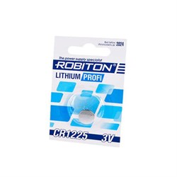 Robiton Profi R-cr1225-bl1 Батарейка литиевая  1шт. - фото 450828