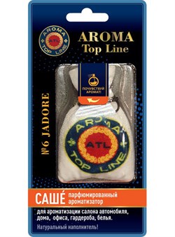 Aroma Topline №6 Освежитель салона саше 33841 - фото 450974