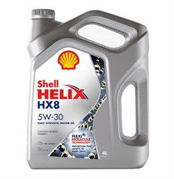 Shell Helix Hx8 5W30 Масло моторное синтетическое  4л   550040542 - фото 451084