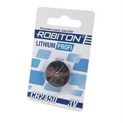 Robiton Profi R-cr2450-bl1 Батарейка литиевая  1шт. - фото 451104