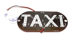 Taxi Табло световое внутрисалонное малое без штекера  зеленое   б-30 - фото 451589