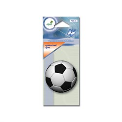 Освежитель салона картонный Футбольный мяч  океанский бриз   psbl-61 - фото 451697