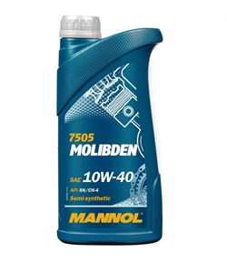 Mannol Molibden 10W40 Масло моторное полусинтетическое  1л   7505 - фото 451810