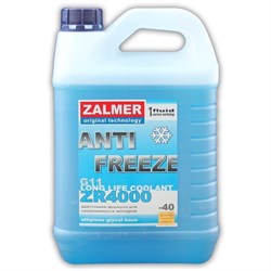 Zalmer Zr4000 Антифриз синий G11  -40°C   5кг - фото 451845