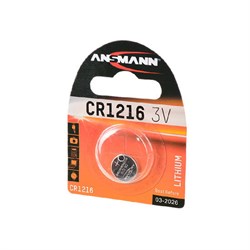 Ansmann Cr1216 Bl1 Батарейка литиевая  1шт. - фото 451857