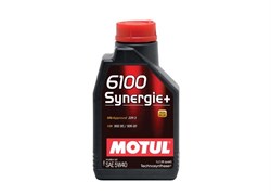 Motul 6100 Synergie+/syn-nergy 5W40 Масло моторное синтетич.  1л   103728 - фото 451994