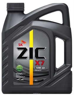 Zic X7 Diesel 10W40 Масло моторное синтетическое  4л   162607 - фото 452018