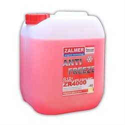 Zalmer Zr4000 Антифриз красный G12+  -40°C   10кг - фото 452170