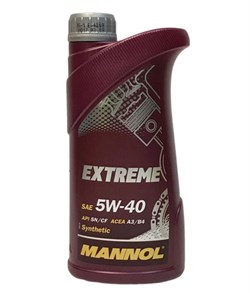 Mannol Extreme 5W40 Масло моторное синтетическое  1л   1020 36786 - фото 452324