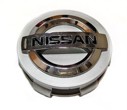 Заглушка для диска штатный размер NISSAN серая  1шт, D60 - фото 452523