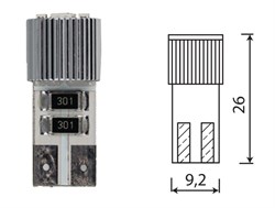 Маяк Лампа диод. бесцок. белая с обманкой  5w  6 диодов  к-т 2шт   12t10/a-06 - фото 453493