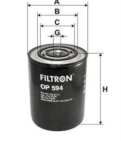 Filtron Фильтр масляный  op594 - фото 454873
