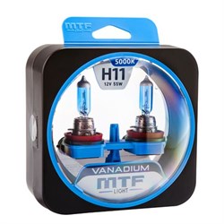 Mtf Light Vanadium Набор ламп галогеновых 55w  H11  5000K  hvn1211 - фото 455802