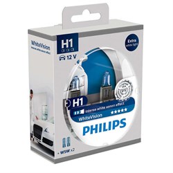 Philips 12258whv Набор ламп галогеновых 55w+5w   H1,w5w,4300K - фото 483312
