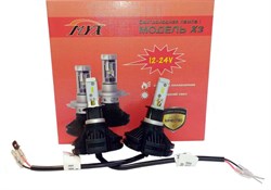 Myx Light X3 Лампа светодиодная  H3, ZES, 18W, 12V, 6000K  2шт   myx010503 - фото 489224