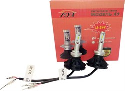 Myx Light X3 Лампа светодиодная  H27, ZES, 18W, 12V, 6000K  2шт   myx010527 14572 - фото 489230