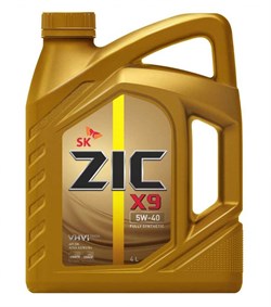 Zic X9 5W40 Масло моторное синтетическое  4л   162613 - фото 489701