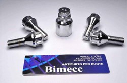 Bimecc Болт колесный  секретка  12x1.5x25 конус 60°  к-т   ub125 - фото 490217