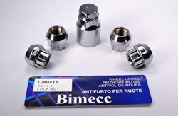 Bimecc Гайка колеса  секретка  14x1.5 конус  60°  к-т  UMO415 - фото 490222