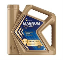 Роснефть Magnum Ultratec C3 5W30 Масло моторное синтетическое  4л - фото 491628