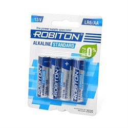 Robiton Standard Lr06 Bl4 Батарейка алкалиновая  1.5V   к-т 4шт. - фото 494378