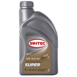 Sintec Super 10W40 Масло моторное полусинтетическое  1л   801893 - фото 495061