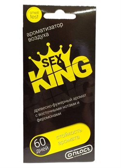 Освежитель салона картонный SEX KING - фото 496110