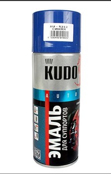 Kudo Ku-5212 Краска аэрозольная для суппортов синяя  520мл - фото 496239