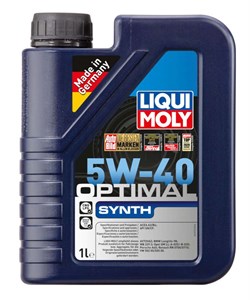 Liqui Moly Optimal Synth 5W40 Масло моторное синтетическое  1л   3925 - фото 500920