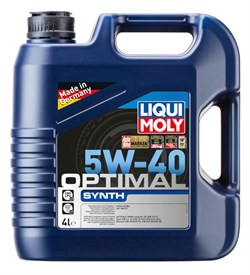 Liqui Moly Optimal Synth 5W40 Масло моторное синтетическое  4л   3926 - фото 500921