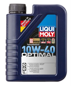 Liqui Moly Optimal 10W40 Масло моторное полусинтетическое  1л   3929 - фото 500922