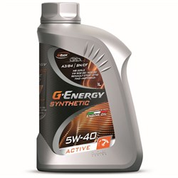 G-energy Synthetic Active 5W40 Масло моторное синтетическое  1л   253142409 - фото 504905