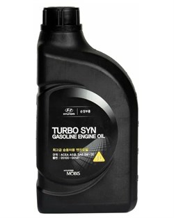Hyundai Turbo Syn Gasoline Engine Oil Масло моторное 5W-30  1л   05100-00141 - фото 505088