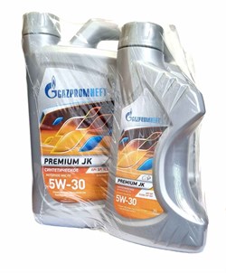 Gazpromneft Premium Jk 5W30 Масло моторное синтетическое  4л+1л   253142506p - фото 507203