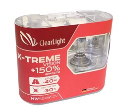 Clearlight X-treme Набор ламп галогеновых 55w+150%  H7 - фото 524001