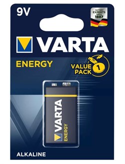 Varta Energy Батарейка крона  1шт. 38923 - фото 524609