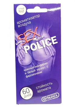 Освежитель салона картонный SEX POLICE - фото 544563