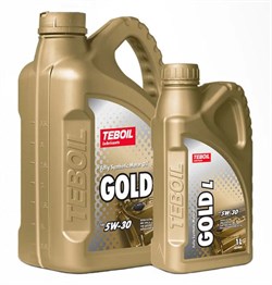 Teboil Gold L 5W30 Масло моторное синтетическое  4л+1л   3453935p - фото 545417
